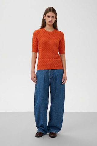 SOAKED IN LUXURY Pullover 'SLSpina' in Orange