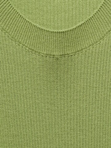 MANGO Knitted Top 'KARL' in Green