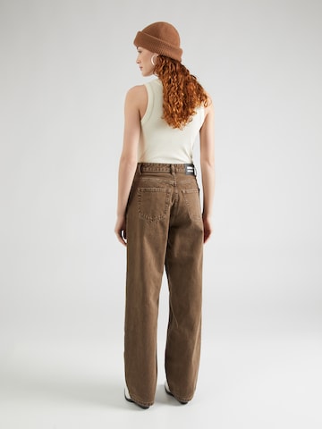 Dr. Denim Wide Leg Jeans 'Donna' in Braun