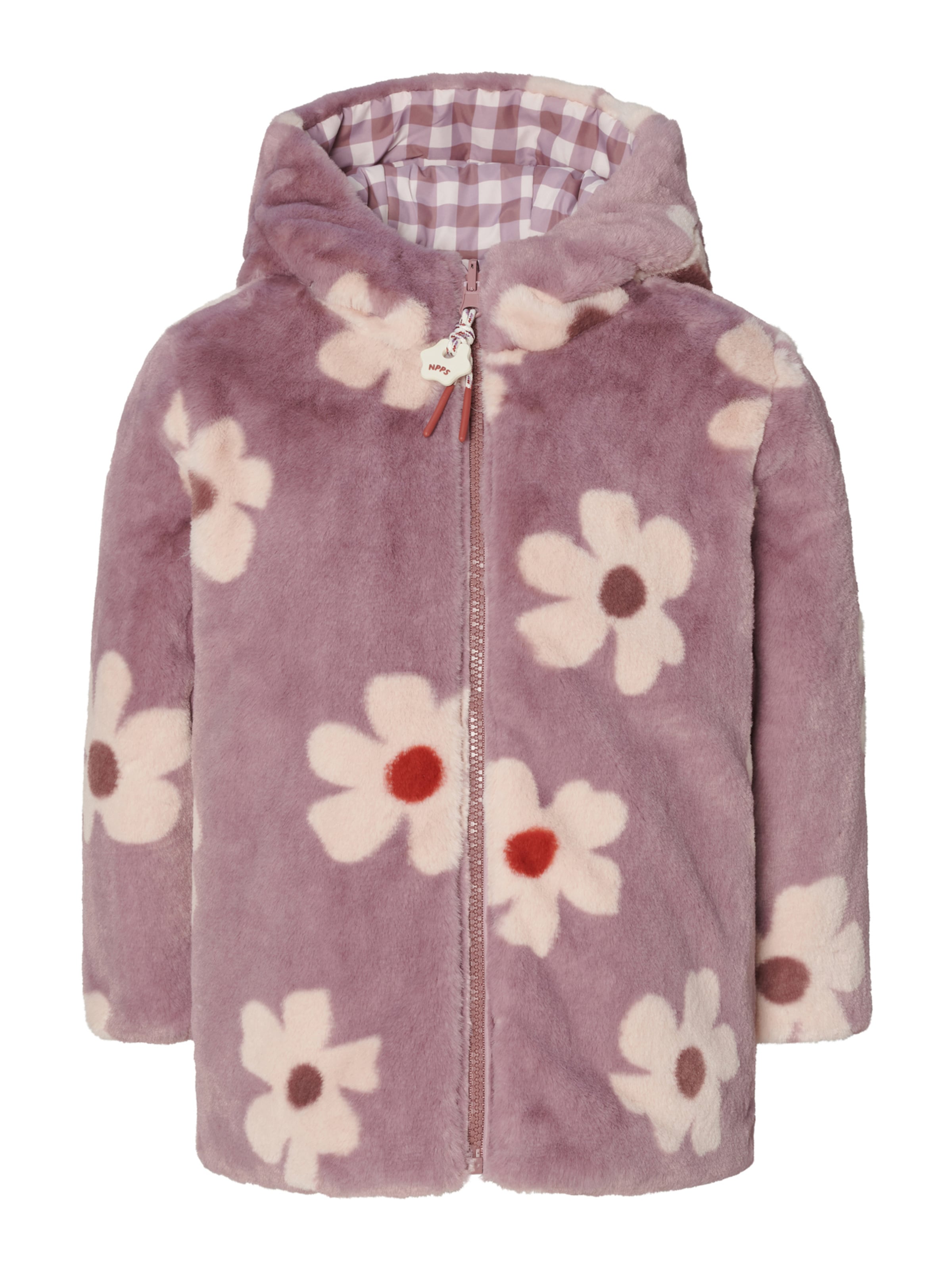 Noppies Kurtka zimowa 'Norden' w kolorze fioletowy: przód