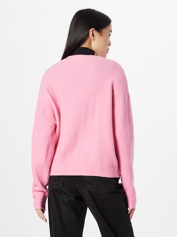 Whistles Knit Cardigan in Pink