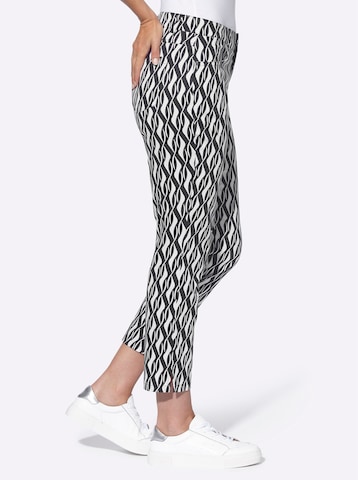 Slimfit Pantaloni de la heine pe negru