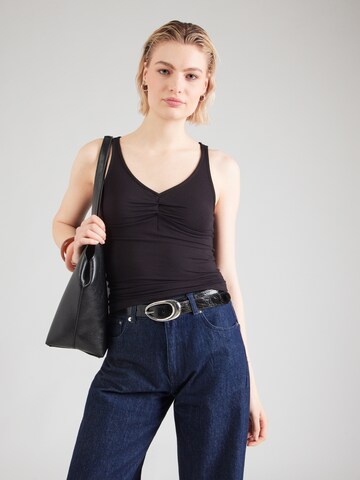 PIECES - Top en negro: frente