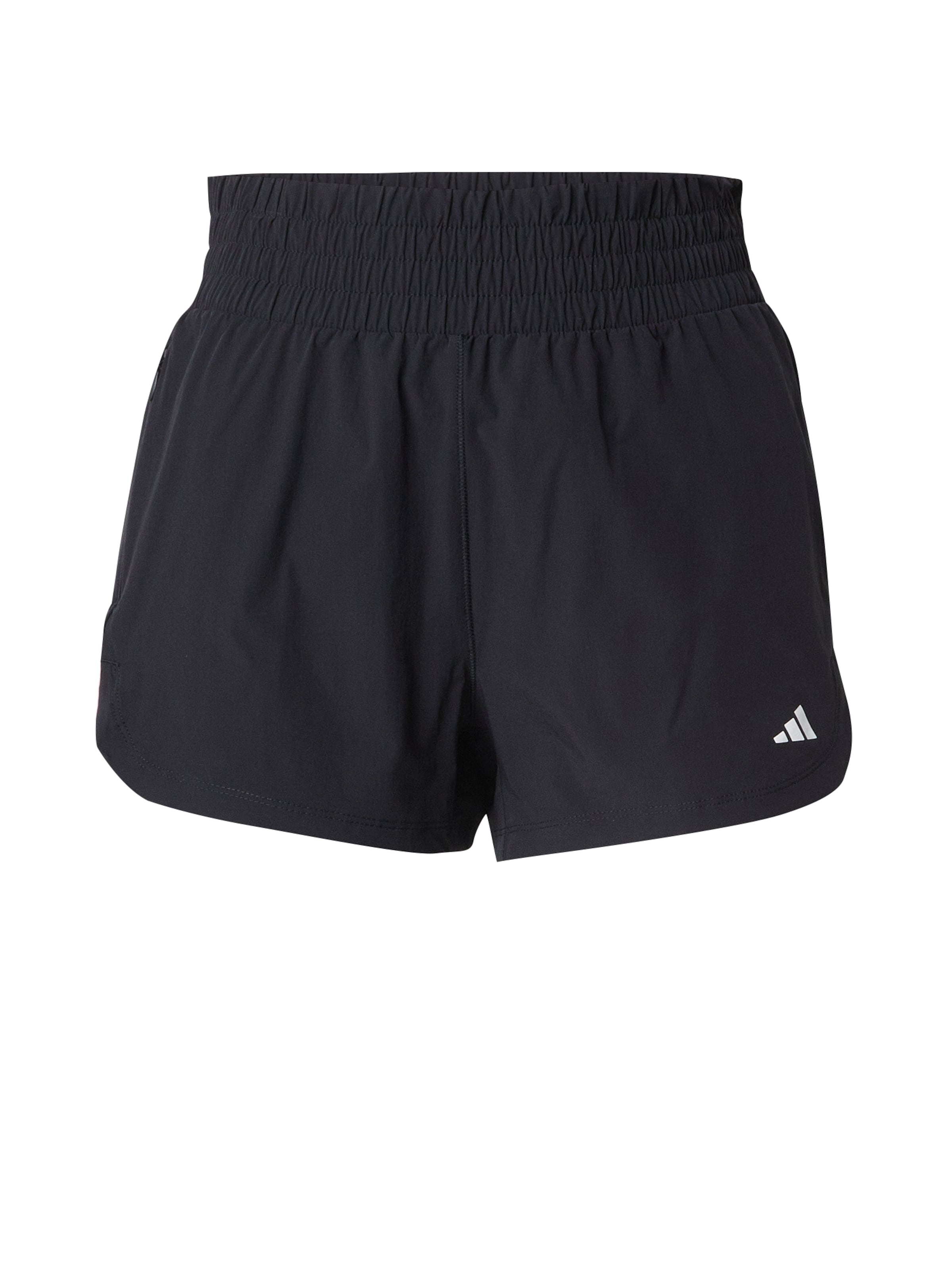 melns ADIDAS PERFORMANCE Standarta Sporta bikses 'PACER LUX': no priekšpuses