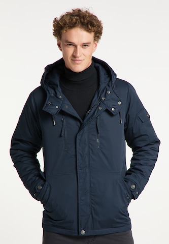 MO Between-Season Jacket in Blue: front