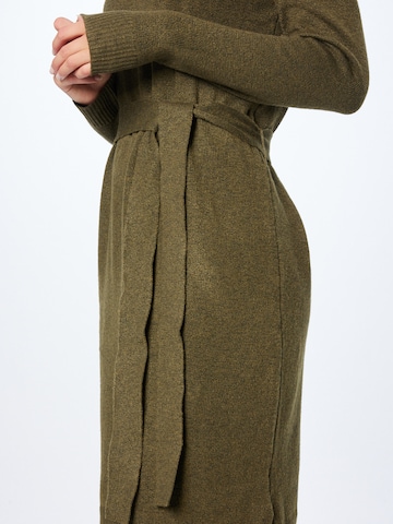 PIECES Knitted dress 'Cava' in Green