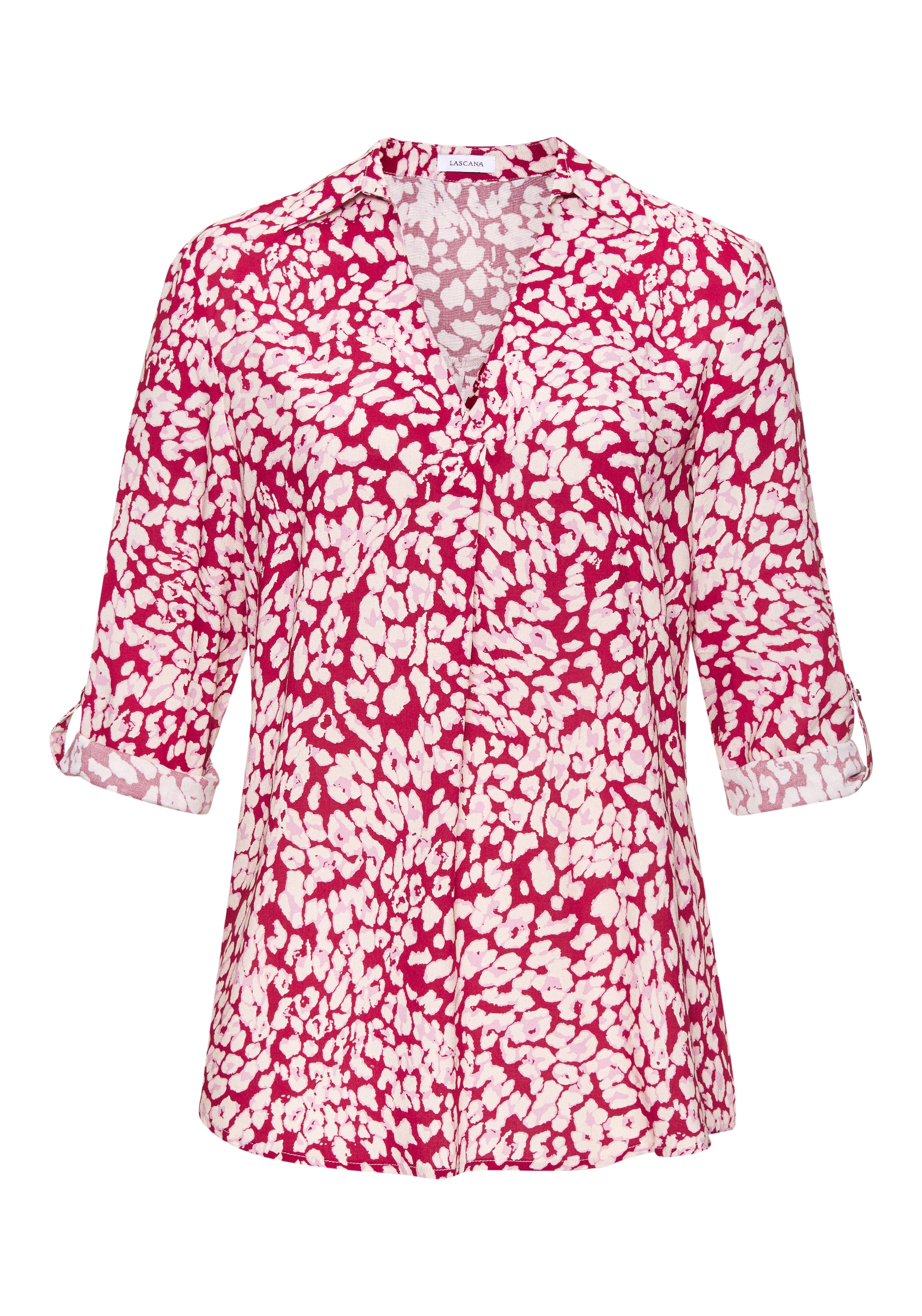 LASCANA Blouse in Red: front