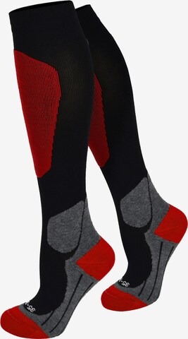 Chaussettes de sport ' ' normani en noir : devant