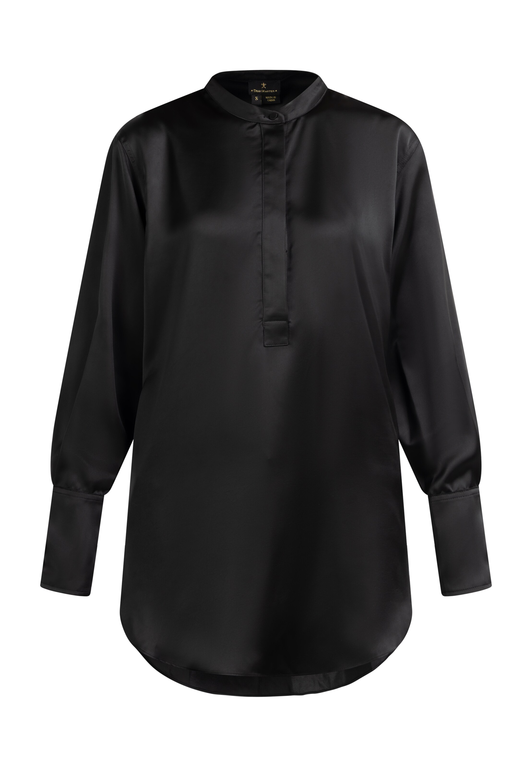 DreiMaster Klassik Blouse in Zwart: voorkant