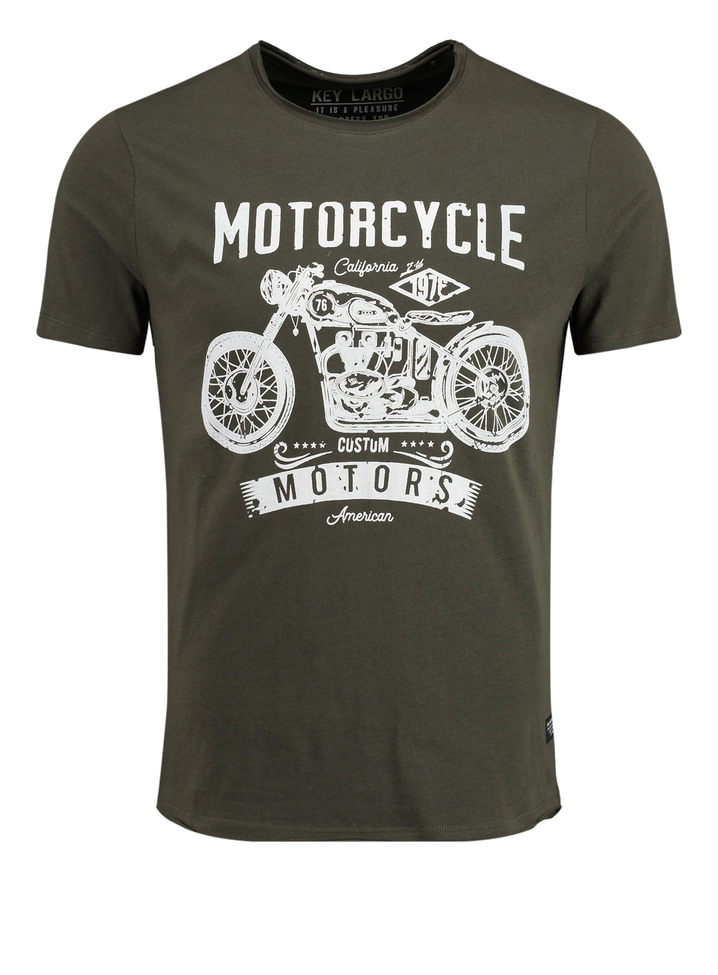 T-Shirt 'MT OREGON TRAIL' Key Largo en vert : devant