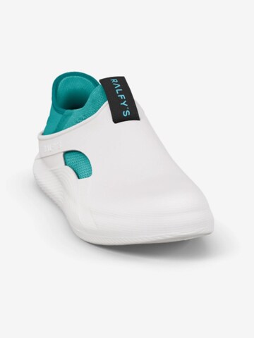 RALFY'S Classic Flats 'N1 Combo' in Blue: front