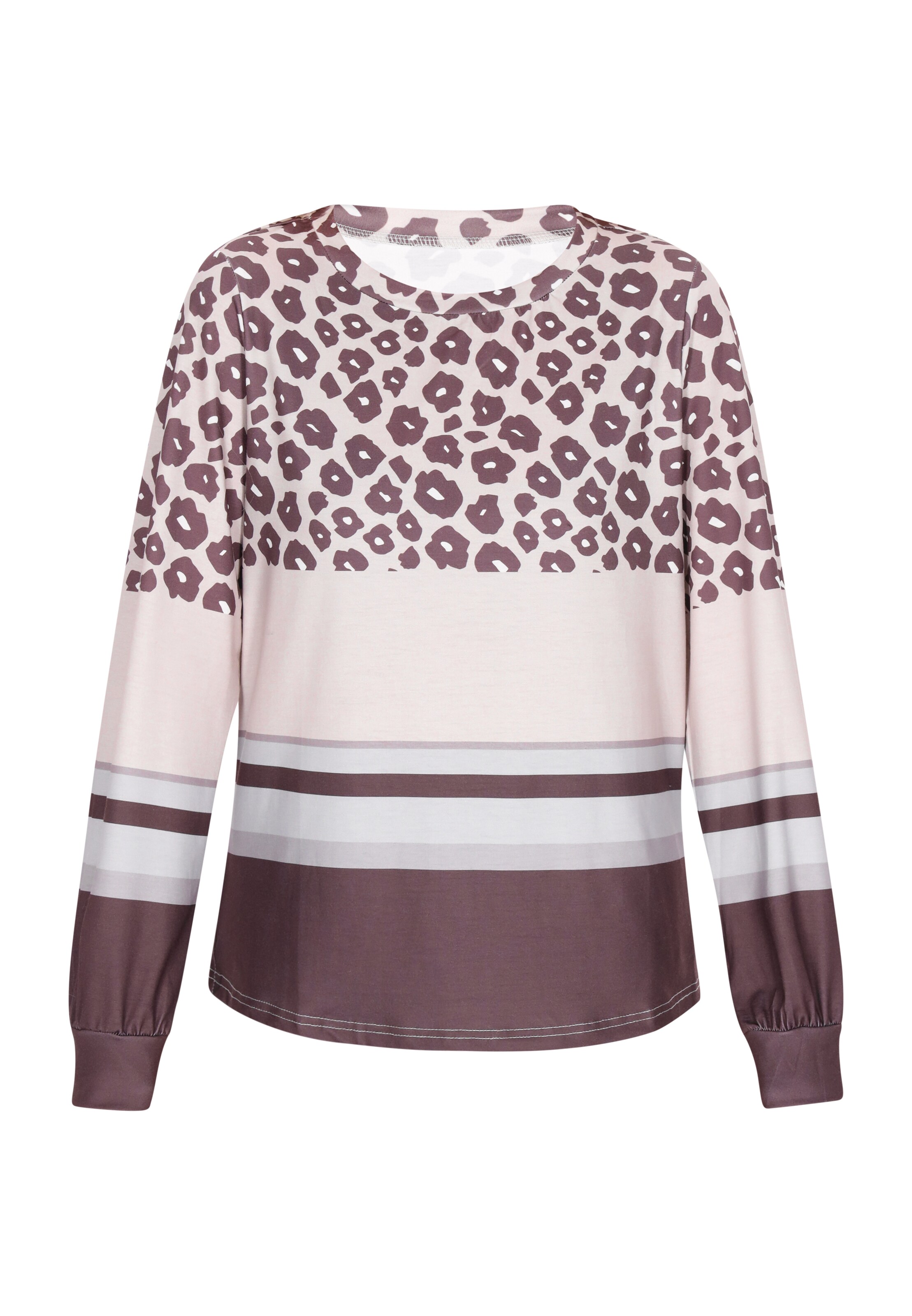 ebeeza Pusero värissä vaaleansininen / ruskea / vaaleanruskea, Tuotenäkymä