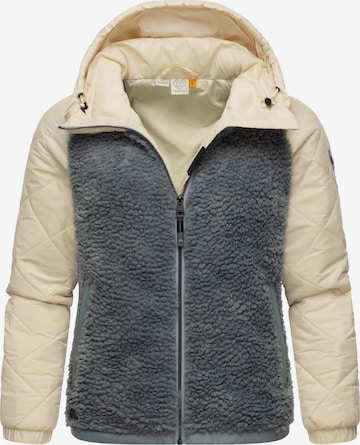 Veste en polaire fonctionnelle 'Leeloo' Ragwear en gris : devant