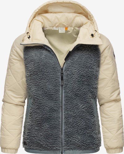 Ragwear Fleecejacke 'Leeloo' in beige / grau, Produktansicht