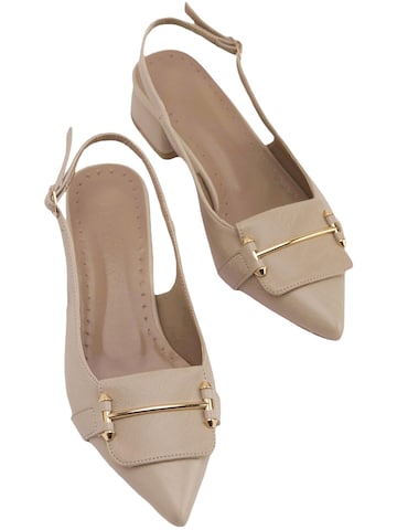 Escarpins à bride arrière 'Enja' Limoya en beige