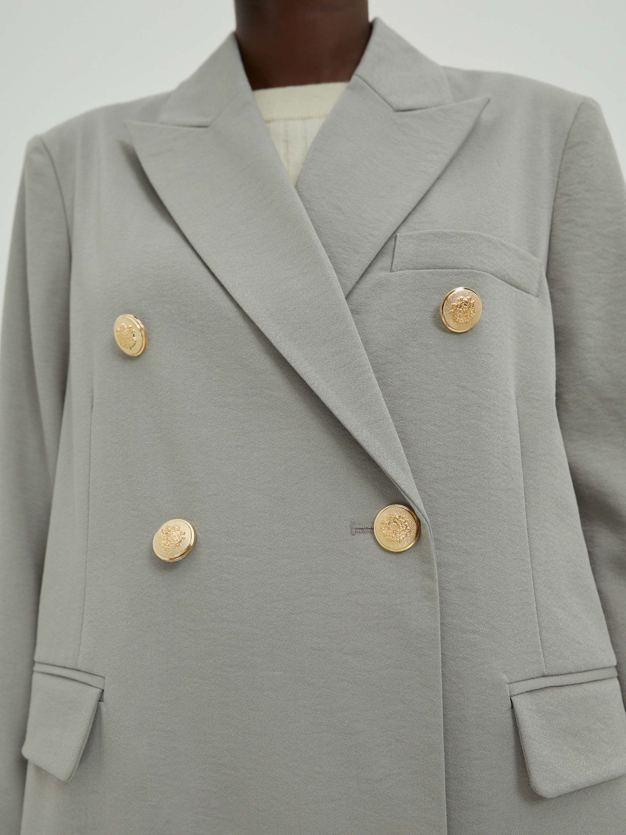 EDITED Produkter Overgangsfrakke 'Jamie' grå