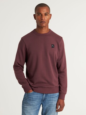 CHASIN' Sweatshirt 'Toby' in Red: front