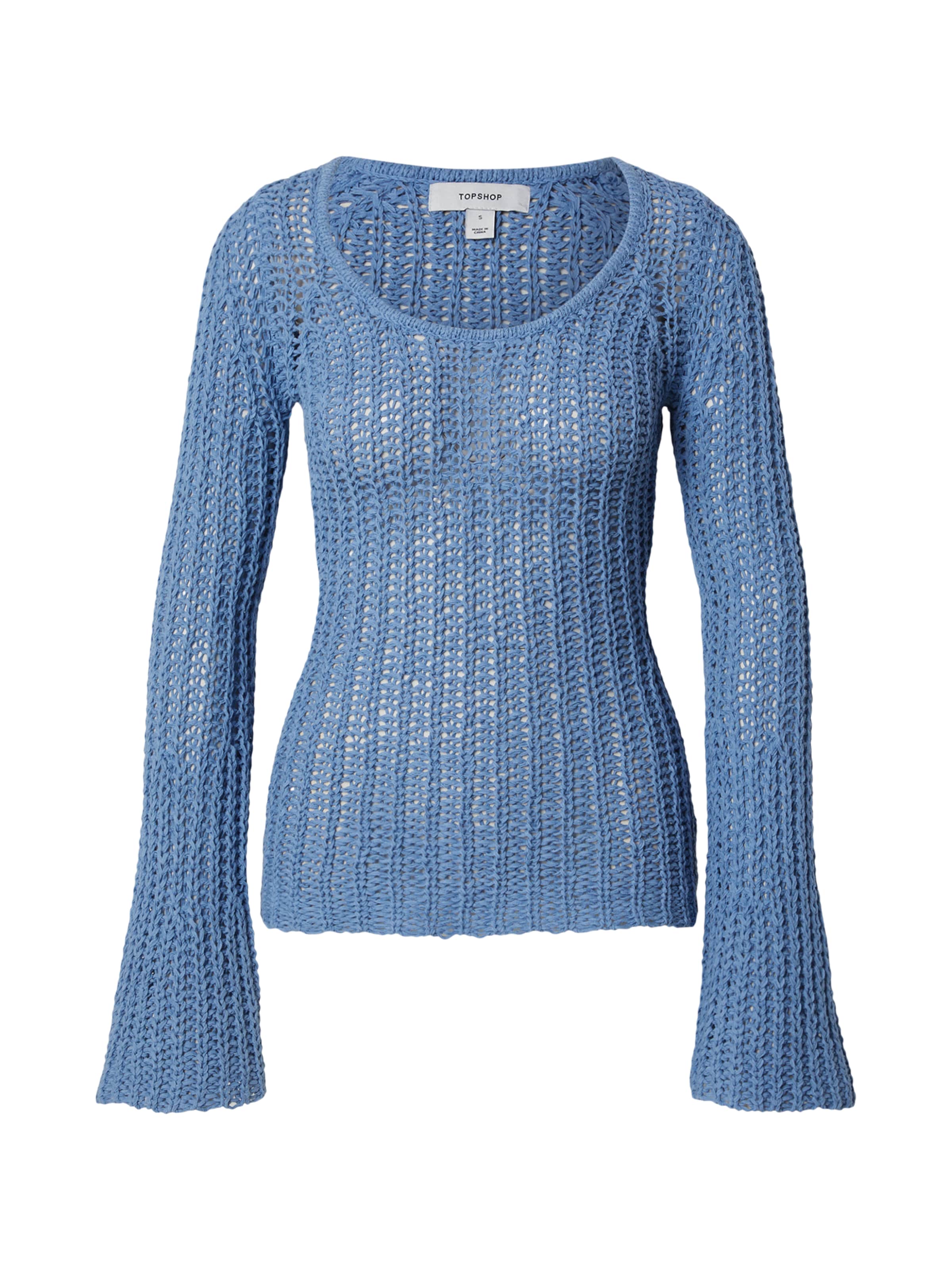 mėlyna TOPSHOP Megztinis 'FENJA': priekis