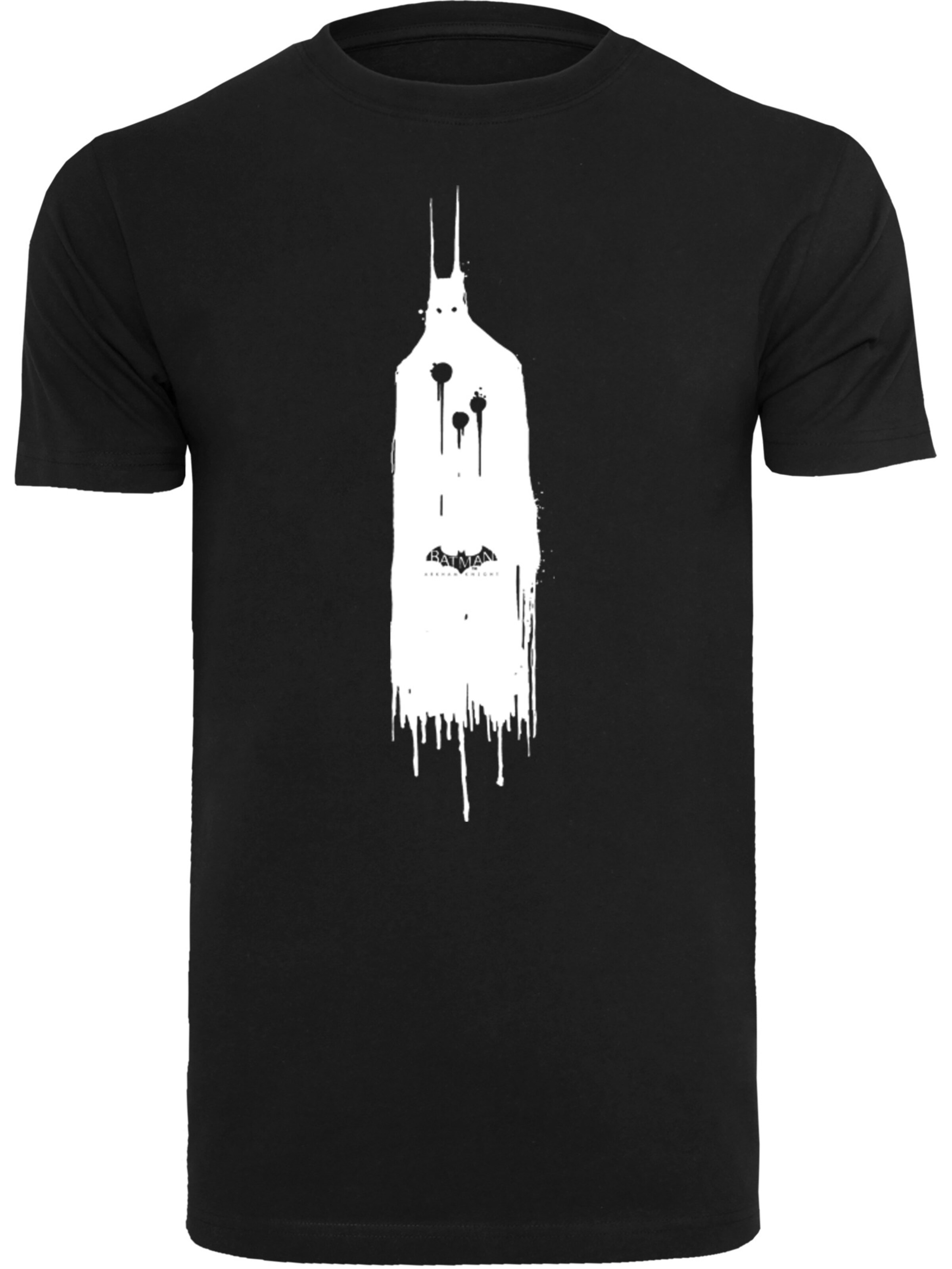 T-Shirt 'DC Comics Batman Arkham Knight Ghost' F4NT4STIC en noir : devant