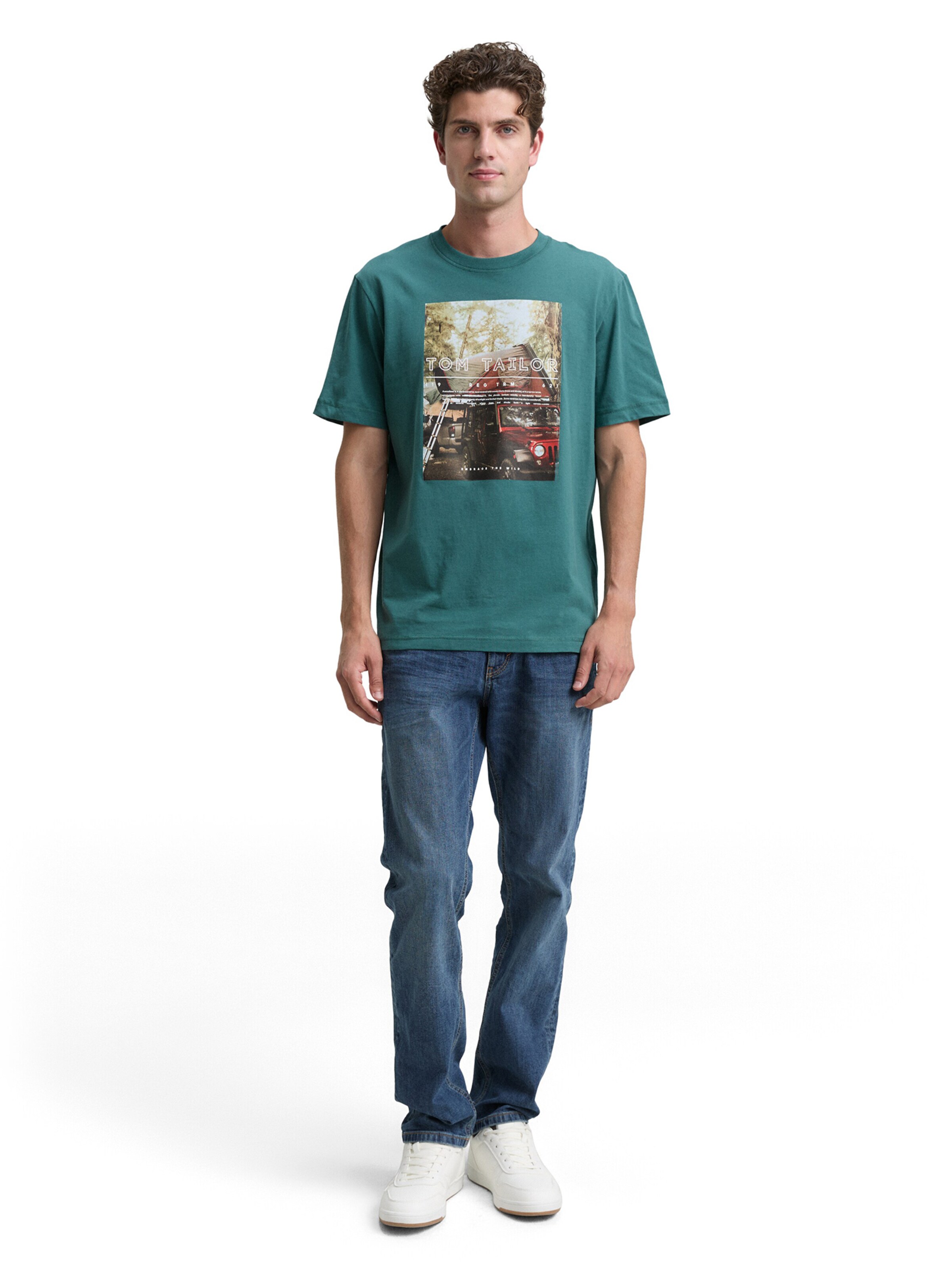 Tricou de la TOM TAILOR pe verde