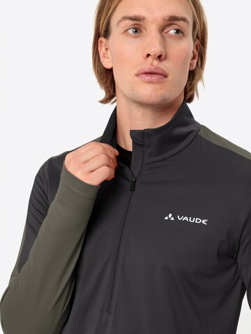 VAUDE Sporttrui ' Livigno II ' in Zwart