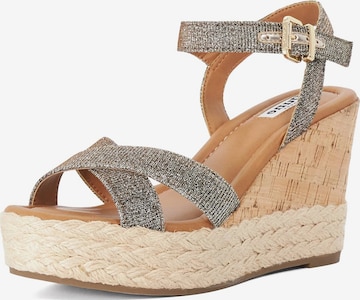 Dune LONDON Sandale 'Kindest' in Bronze: Vorderseite