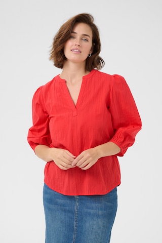 Kaffe Blouse 'Jollia' in Red: front