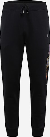 Polo Ralph Lauren Tapered Trousers in Black: front