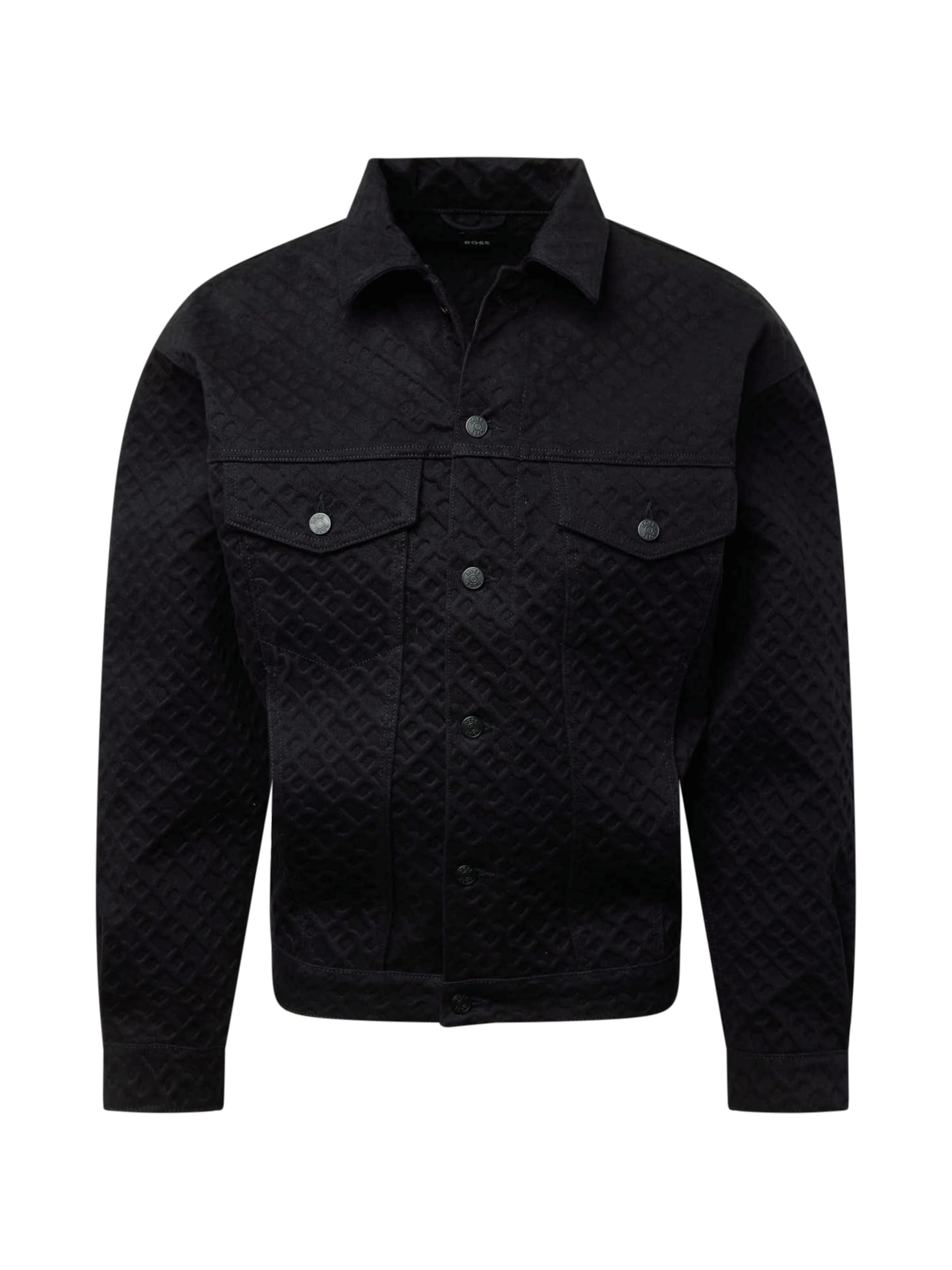 BOSS Övergångsjacka 'London1' i svart: framsida