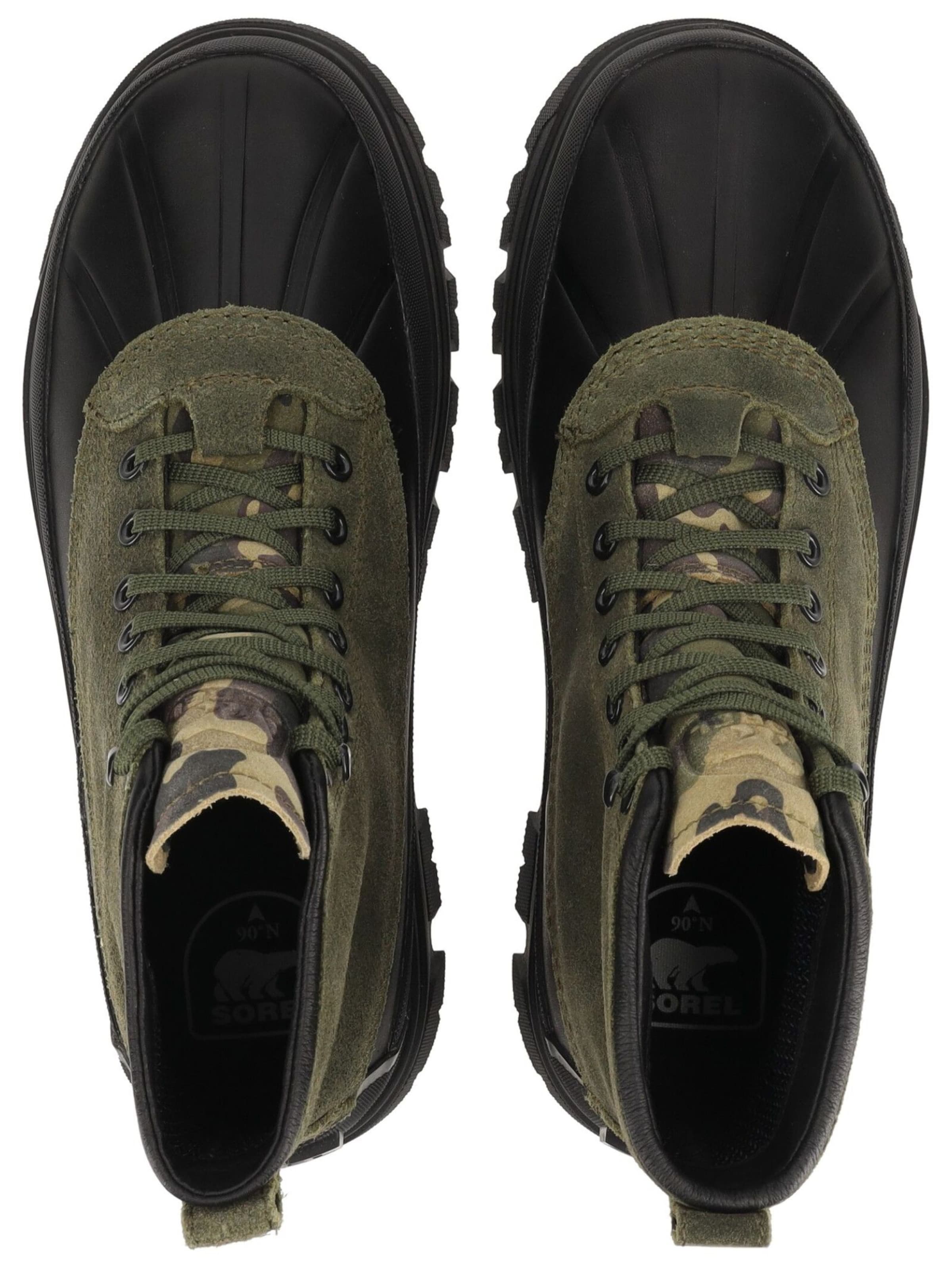 Boots stringati di SOREL in verde