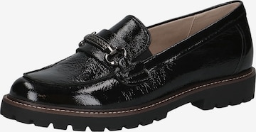 CAPRICE Classic Flats in Black: front