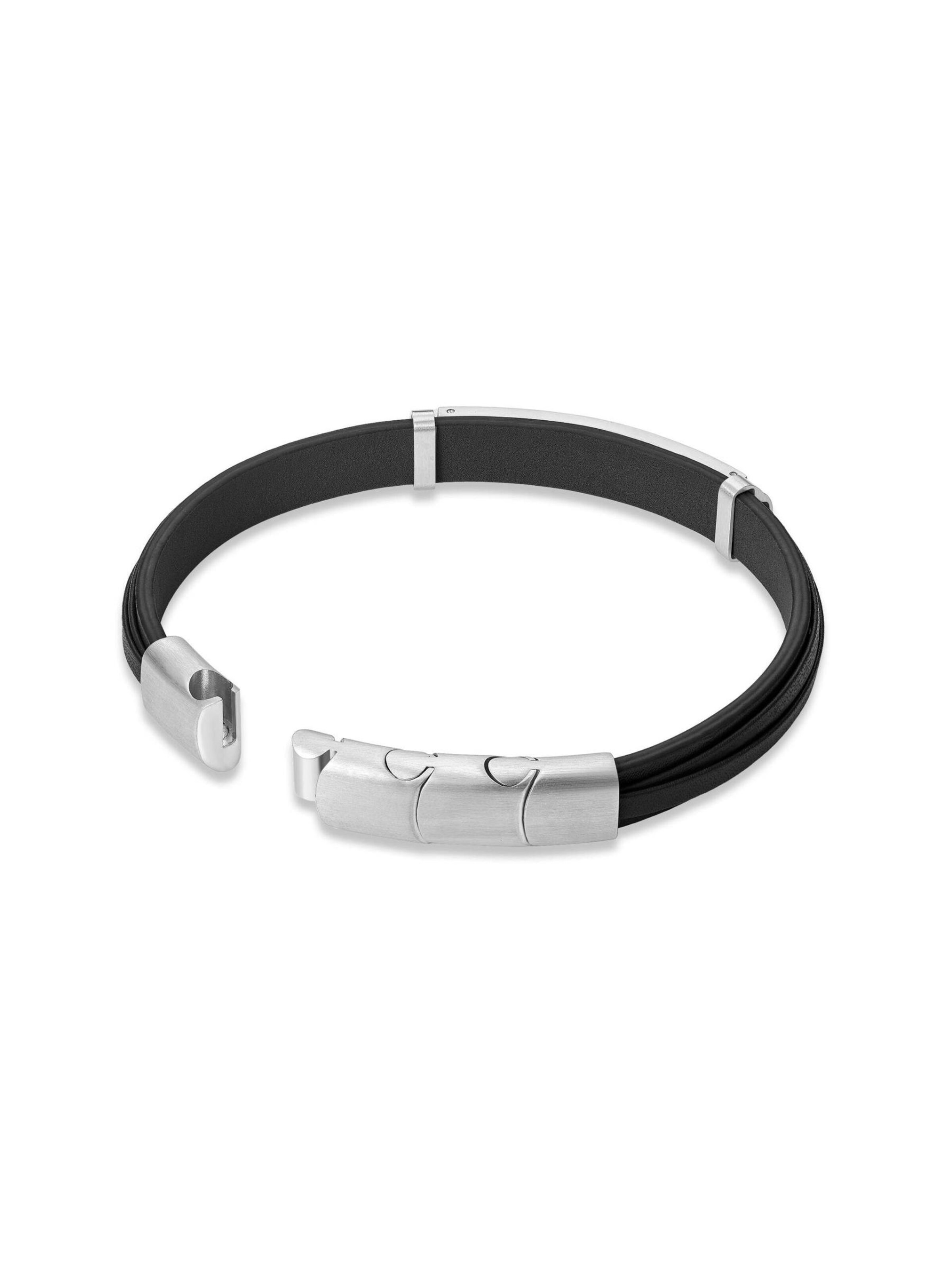 Bracelet 'Looper' POLICE en noir