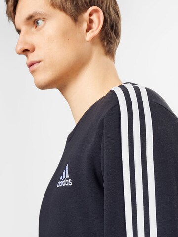 melns ADIDAS SPORTSWEAR Sportiska tipa džemperis 'ESSENTIAL'