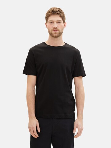 TOM TAILOR T-Shirt in Schwarz: predná strana