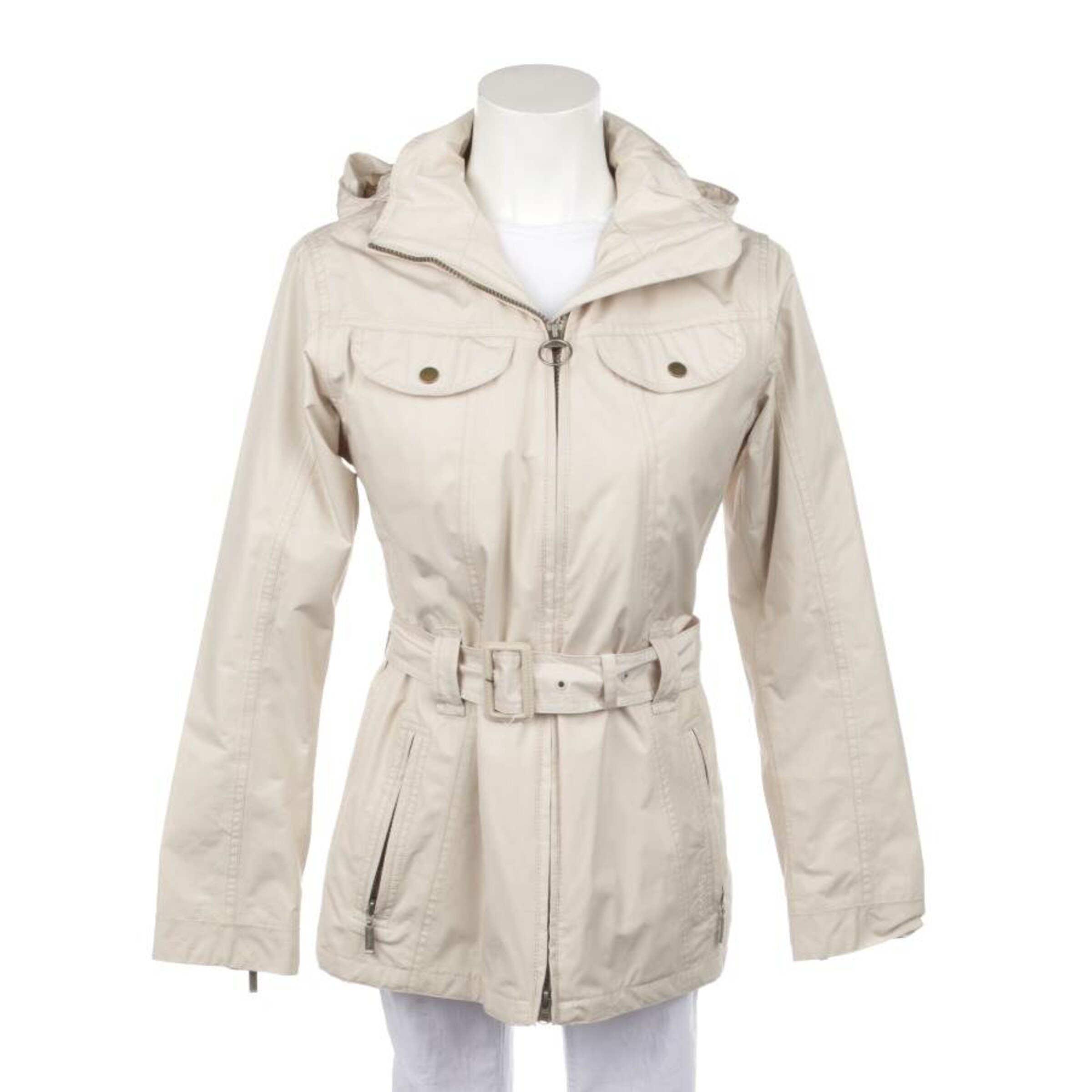 White barbour coat discount