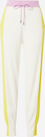 BOSS Orange Tapered Pants 'Ferlin' in White: front