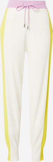 BOSS Orange Панталон 'Ferlin' в жълто / лилав / бяло, Преглед на продукта