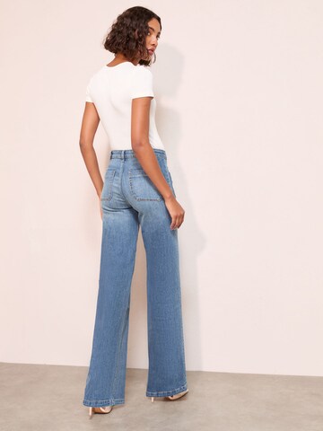 mėlyna Friends Like These Plačios klešnės Džinsai