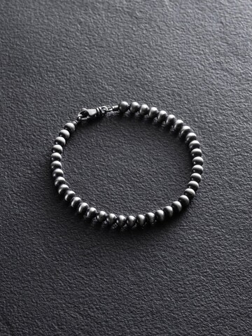 REYTEL - Pulsera 'DESEO' en plata: frente