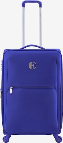 ELLE Koffer 'Mode' in Blauw: voorkant