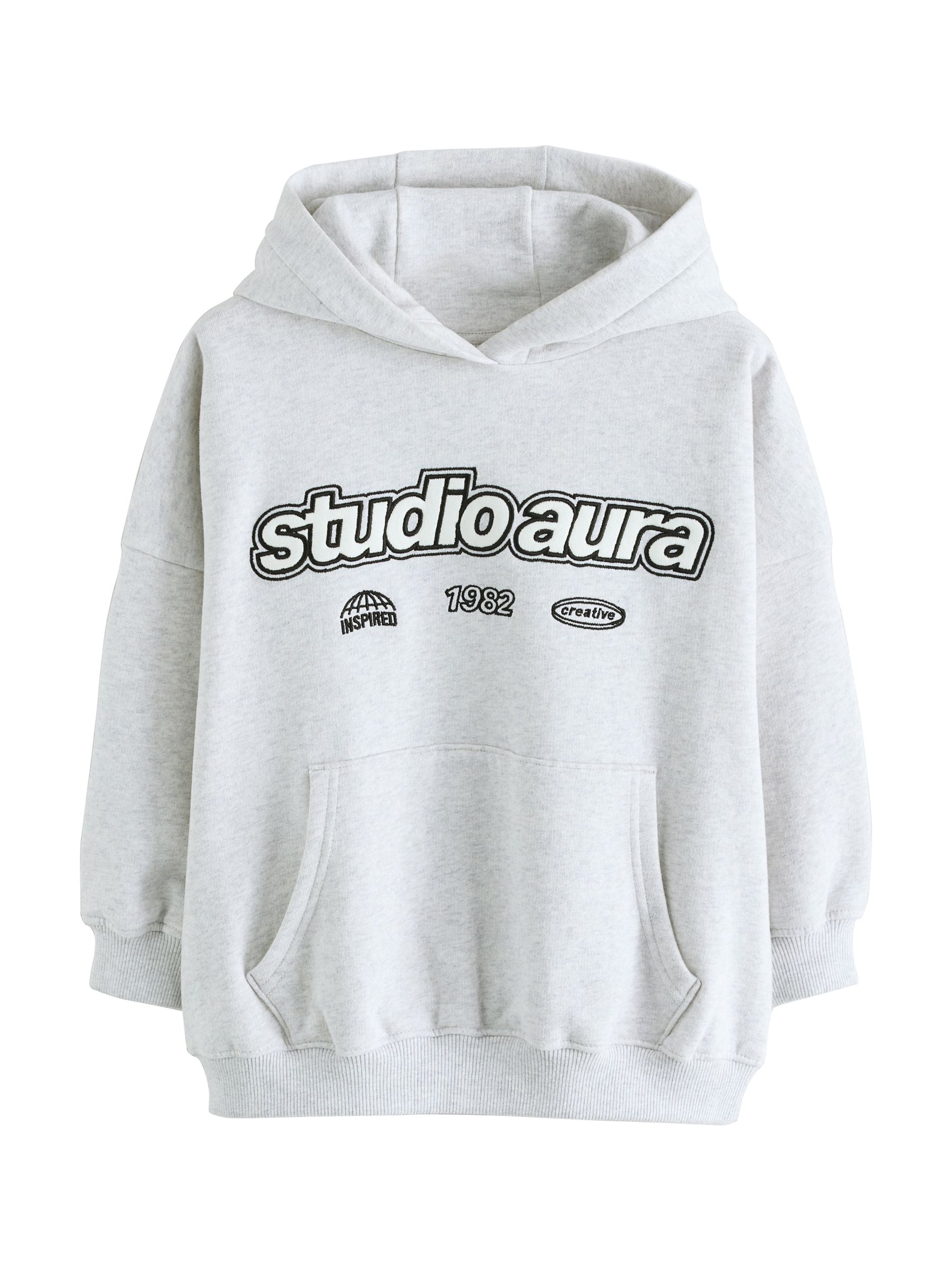 Sweat-shirt Next en gris : devant