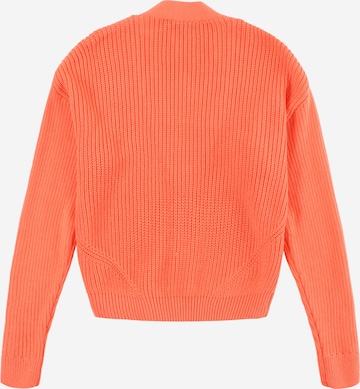 GARCIA Knit Cardigan in Orange