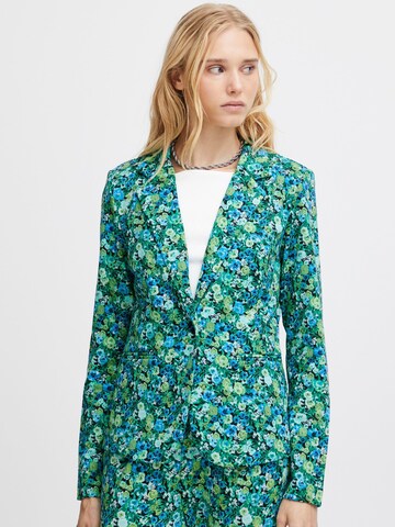 Blazer ' Kate ' ICHI en vert : devant
