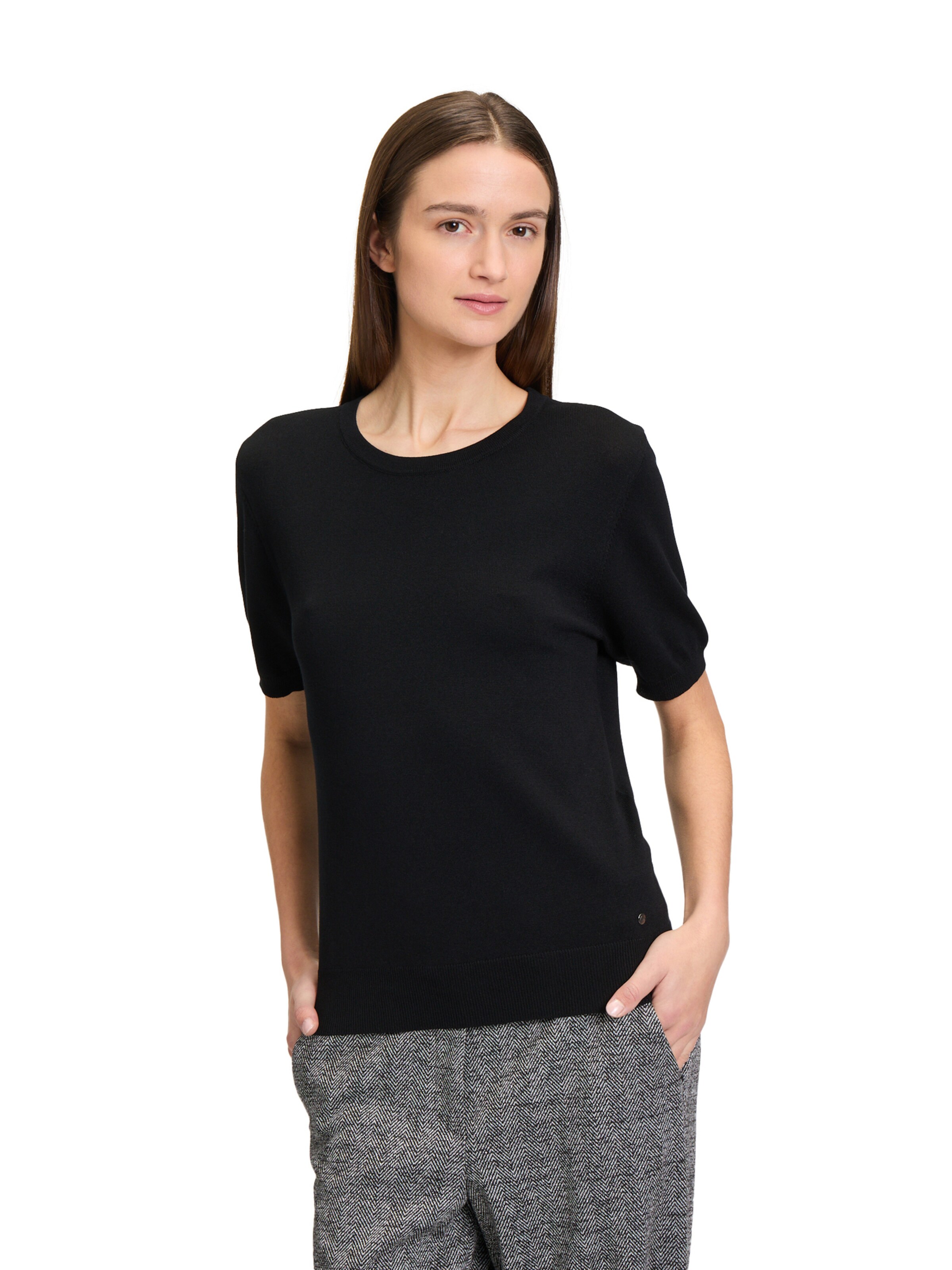 Pull-over Betty & Co en noir : devant