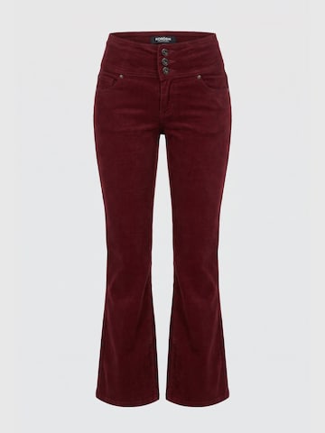 KOROSHI - Regular Calças de ganga em vermelho: frente