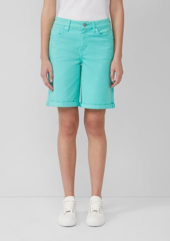 s.Oliver Regular Jeans 'Karolin' in Grün: Vorderseite