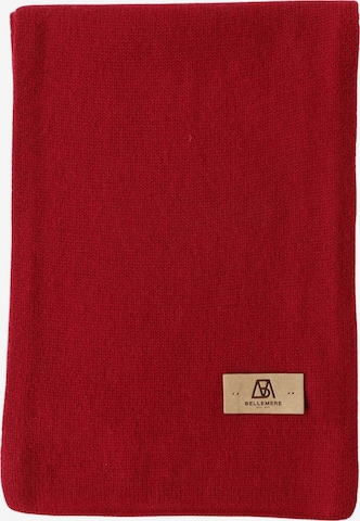 BELLEMERE NEW YORK Scarf 'Schal aus reinem Kaschmir' in Red: front