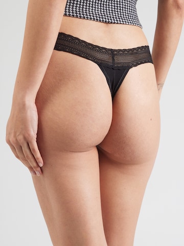 HUGO Στρινγκ 'TRIPLET' σε μαύρο