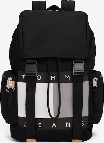 Rucsac de la Tommy Jeans pe negru: față