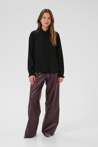 CULTURE Bluse 'Amanda Asmine' in Schwarz